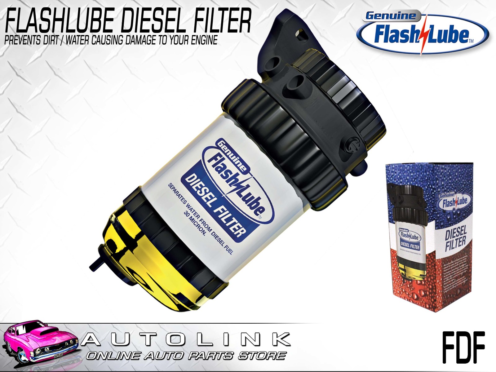 FLASH LUBE FDF COMMON RAIL DIESEL PRE FILTER WITH WATER SEPARATOR