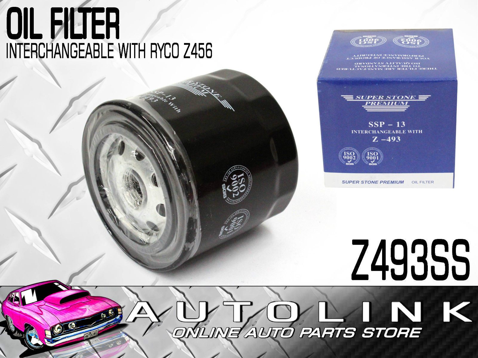 Oil Filter Z493 For Subaru Brumby 1.8L 1980-1994 Leone 1.8L 1984-1990 ...