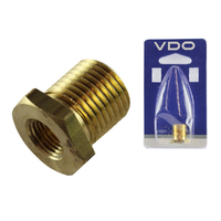 VDO 320.055 Brass Adaptor Internal Thread 1/8" - 27 NPTF External M16 x 1.5