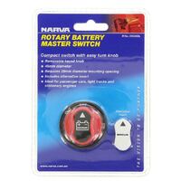 Narva 61036BL Rotary Battery Master / Isolator Switch With Removeable Keyed Knob