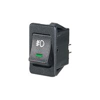 Narva Off/on Rocker Switch With Green LED & Foglamp Symbol 34.5 x 20mm