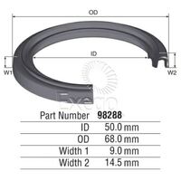 Kelpro 98288 Timing Cove Oil Seal 50 x 68 x 8/14.5mm for for Toyota 1KD 2KD 1KZ