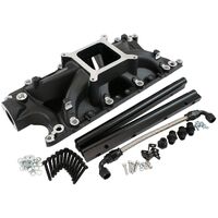 Aeroflow AF6290-2000 SB Ford EFI Air Gap Single Plane Intake Manifold Kit Black