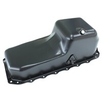 Aeroflow AF82-7002BLK Black Stock Oil Pan Sump for Holden HQ - WB & Torana V8