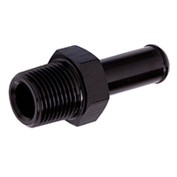 AEROFLOW MALE NPT TO BARB STRAIGHT ADAPTER 1/2" TO 5/8" BLACK AF841-10BLK