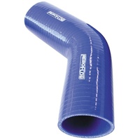 Aeroflow AF9002-200 45° Silicone Hose Elbow 2" 51mm ID Gloss Blue Finish