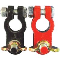 Charge BT2M Battery Terminal Set 2pc Red & Black with Wingnut regular sized post