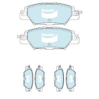 Bendix DB2414-4WD Rear Brake Pads for Mazda CX5 Model with Electric Park Brake