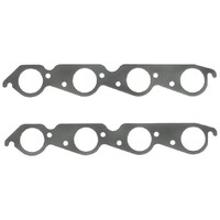 Felpro FE1412 Steel Exhaust Gaskets for Big Block Chev V8 Large Round Port 2.13"