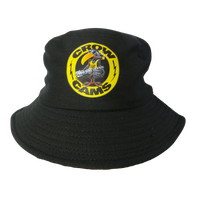 Crow Cams HAT-BUCKET Black Bucket Hat Logo and Mascot for Track Days