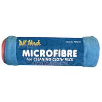 PK Wash PW50110 Microfibre 6pc Cleaning Cloth Pack 400 x 300mm