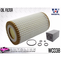 WESFIL OIL FILTER CARTRIDGE FOR MERCEDES C230 2.5L V6 9/2005 - 8/2008 WCO38