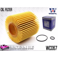 Wesfil Oil Filter Cartridge for Toyota Aurion GSV40 3.5L V6 10/2006-3/2012