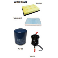 Wesfil WK88CAB Filter Service Kit for Toyota Hilux TGN111 TGN121 2.7L 2TR-FE 15>