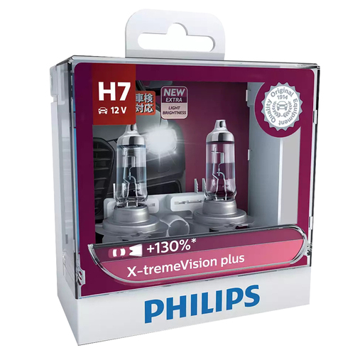Philips H7 12V 55W X-Treme Vision +130% - Extra Light & Beam