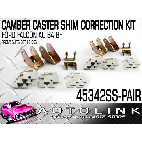 CAMBER CASTER SHIM CORRECTION KIT FOR FORD FALCON AU BA BF 