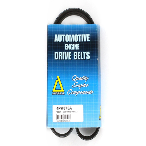 Drive Belt 4PK875A for Ford AS Telstar 2.0L 1986-1987 (Alt Belt No A/C)