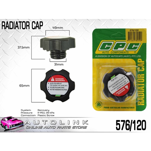 Cpc Radiator Cap 576 1 Suits Holden Commodore Vz 3 6l V6 Inc Sv6 8 04 07