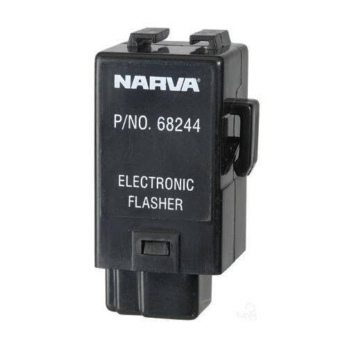 NARVA 68244BL 12V 3 PIN ELECTRONIC FLASHER - MAX LOAD 6 x 21W GLOBES