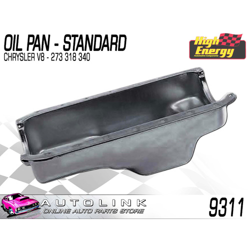 OIL PAN SUMP STD FOR CHRYSLER 273 318 340 - V8 PLYMOUTH DODGE VALIANT - 9311