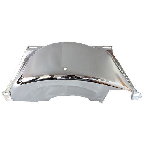 Aeroflow AF1827-3006 Chrome Drive Plate Dust Cover - GM Turbo 700 with Chev V8