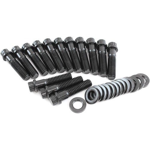 Aeroflow AF37-1225 Intake Manifold Bolts for Holden 253 308 V8 Black 12 Point Head