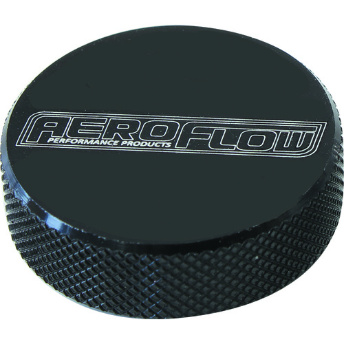 AEROFLOW AF55-1005BLK BLACK BILLET AIR CLEANER NUT 1/4" UNC