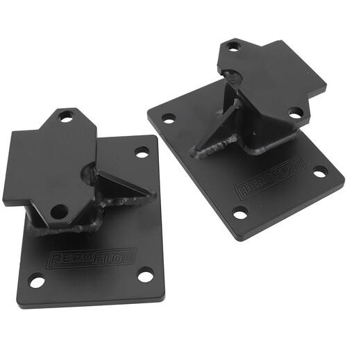 Aeroflow AF64-3052 Engine Mount Adapters for Holden HQ - WB to GM LS Engine Swap