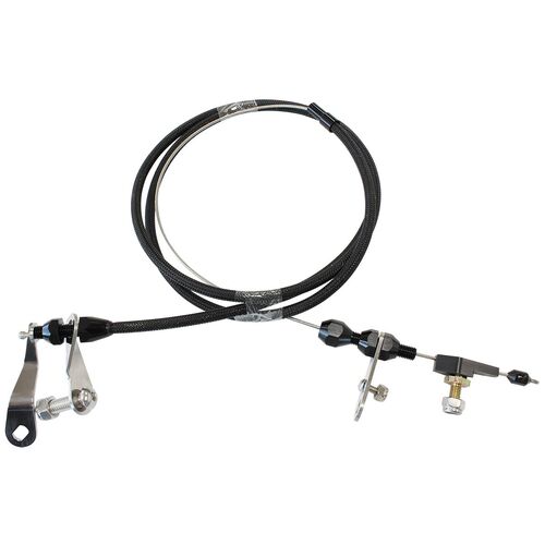 Aeroflow AF72-7001BLK Kickdown Cable Black for Ford C6 Transmission