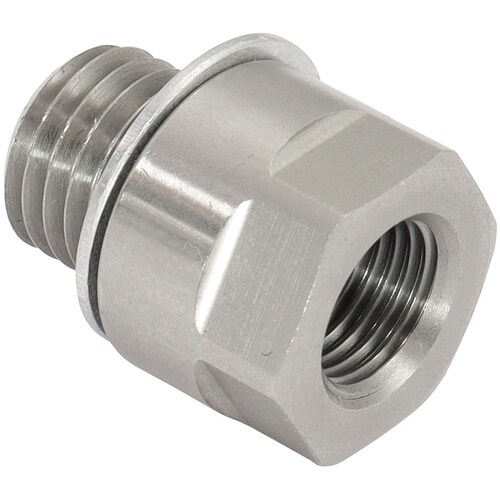 Aeroflow AF912-M10-04SS M10 x 1.00 Reducer to Female M12 x 1.5 for Bosch Sensor