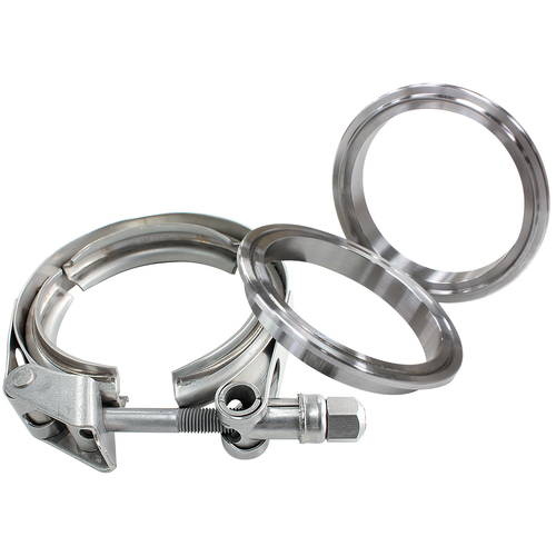 AEROFLOW AF92-2500 2-1/2" V BAND CLAMP SELF ALIGNING V DESIGN STAINLESS CLAMP