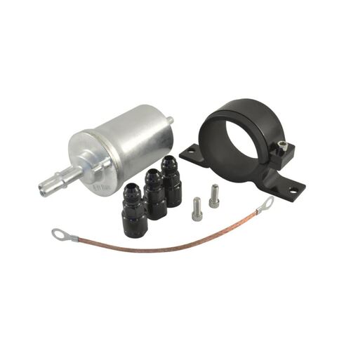 Calflow CAL-9752 GM LS EFI Fuel Filter/Regulator Kit with Billet Alloy Bracket