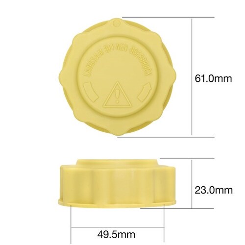 Tridon CE18125 Expansion Tank Cap 18 Psi - 125 kPa Plastic Screw On Check App