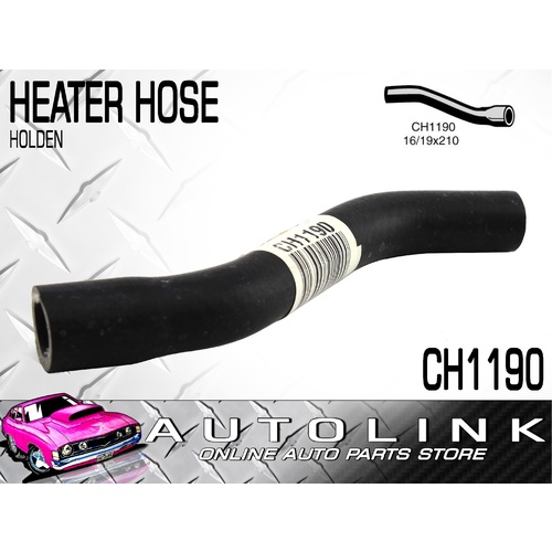 MACKAY CH1190 HEATER HOSE FOR HOLDEN TC TD TE TX 1.6L G161Z