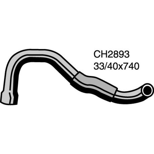 Mackay CH2893 Bottom Radiator Hose for Nissan GU Patrol 4.2L TD42