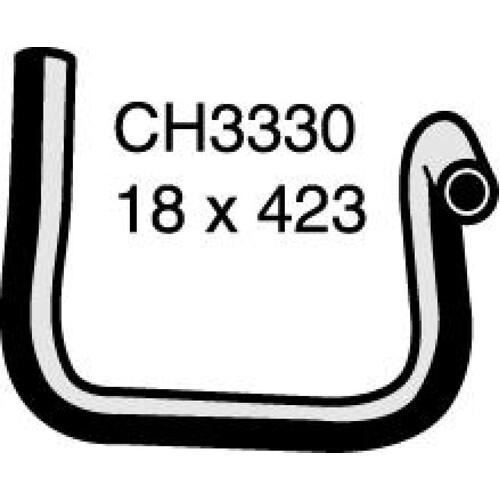 Mackay CH3330 Heater Hose for Ford Falcon BA BF FG 6cyl 4.0L Barra Inc Turbo