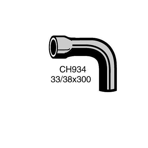 MACKAY CH934 BOTTOM RADIATOR HOSE FOR FORD CORTINA TC TD MK3 2.0L PINTO