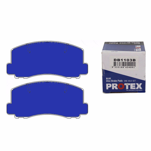 Protex Front Brake Pads for Nissan Pulsar N12 4cyl 11/1982-12/1987 DB1103B