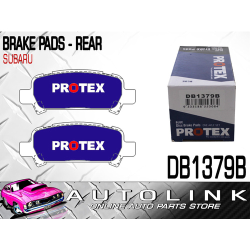 PROTEX REAR BRAKE PADS FOR SUBARU OUTBACK BH BP 2.5lt 3.0lt FLAT4 FLAT6 1998-03