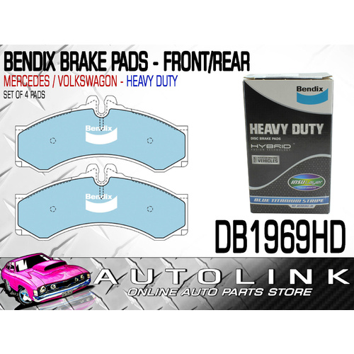 BENDIX BRAKE PADS FRONT FOR MERCEDES SPRINTER 316 2.7CDi 2000 - 2005