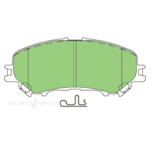 Protex DB2345F 4WD Front Brake Pads for Nissan Qashqai Xtrail & Renault Koleos