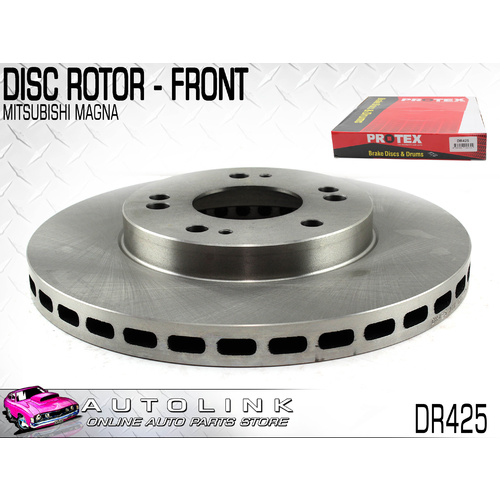 Protex Front Brake Rotor for Mitsubishi Magna TE TF TH TJ TL TR TS TW 1996-2005