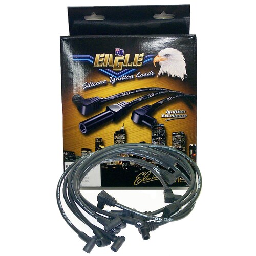 Eagle E98101BK Black Ignition Lead Set 9mm for Holden VN VP VR VS VT V8 5.0L