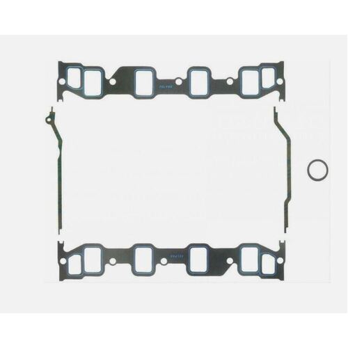 Felpro FE1247 Printoseal Inlet Manifold Gasket for Ford 390 V8 1.40" x 2.10"