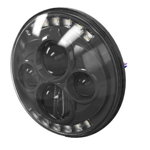 Great Whites GWF1010 7" Round LED Sealed Beam Headlight Insert With Park Light