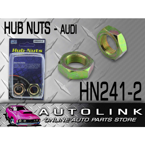 WHEEL BEARING HUB NUT'S PAIR FOR HYUNDAI SONATA 1990 - 1991 REAR HN241-2