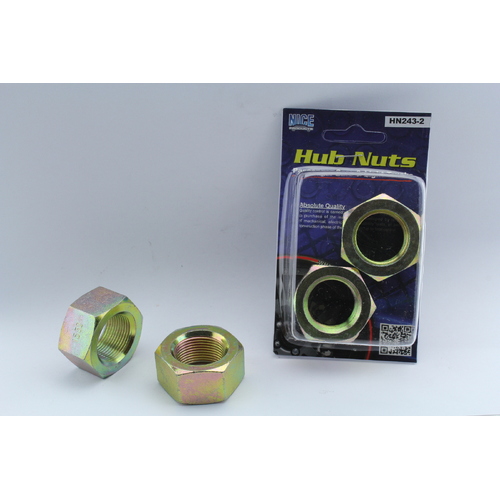 WHEEL BEARING HUB NUT'S PAIR FOR NISSAN BLUBIRD U13 1993 - 1997 FRONT HN243-2