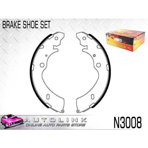 Protex Rear Brake Shoe Set for Holden Colorado RC 7/2008-2012 N3008