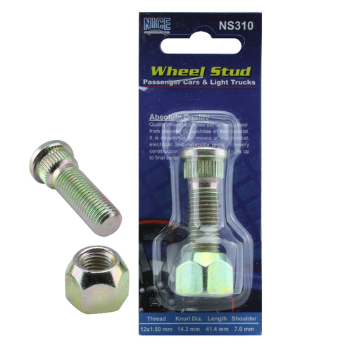 Nice Wheel Stud & Nut for Kia Mentor Rio Elapse Rear NS310 x1