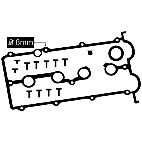 PERMASEAL RUBBER ROCKER COVER GASKET SET FOR MAZDA PREMACY CP10 4cyl 2000 - 2003